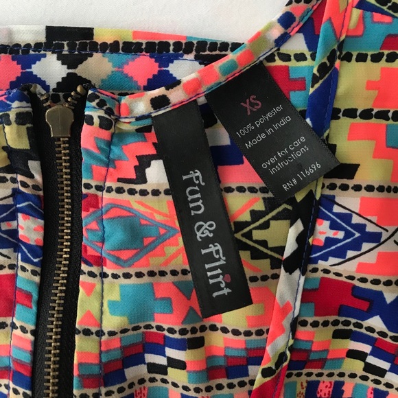 Fun & Flirt Tribal Pattern Top - Picture 2 of 4